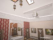 интерьер холла на втором этаже частного дома