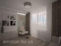 дизайн интерьера комнаты в светлых тонах